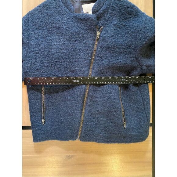 H&M Wool Blend Zip Up Coat - Picture 6 of 6